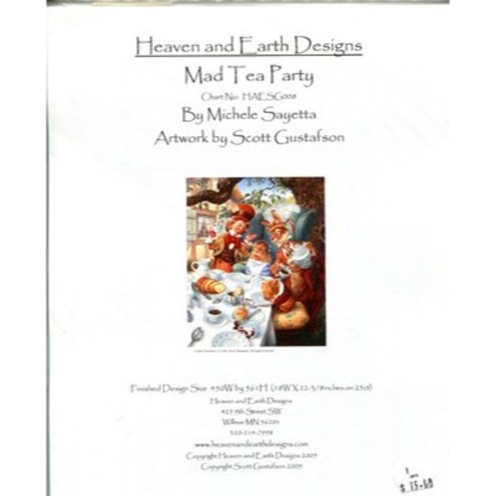 Cross Stitch Chart - Heaven & Earth  - Mad Tea Party